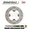 DISQUE DE FREIN FIXE AVANT GAUCHE FES125 PHANTHEON 98 02