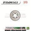 DISQUE DE FREIN FIXE ARRIERE DROIT EC50 BOY ENDUCROSS 99 03