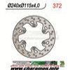 DISQUE DE FREIN FIXE ARRIERE DROIT yz 125 250 97 01