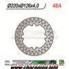 DISQUE DE FREIN FIXE ARRIERE DROIT HUSQVARNA cr 125 WR 02 04