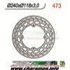 DISQUE DE FREIN FIXE AVANT GAUCHE cr 125R 92 94