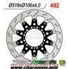 DISQUE DE FREIN FLOTTANT AVANT GAUCHE NSR125R 95 03