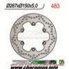 DISQUE DE FREIN FIXE ARRIERE XJR1200 95 98