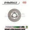 DISQUE DE FREIN FIXE AVANT DROIT KEF300 LAKOTA 01 02