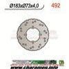 DISQUE DE FREIN FIXE AVANT DROIT ET GAUCHE SCRAMBLER 500 96 01