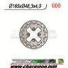 DISQUE DE FREIN FIXE AVANT DROIT ET GAUCHE BOMBARDIER DS650 01 03