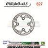 DISQUE DE FREIN FIXE AVANT GAUCHE EX 184 ET 92 EP 3 5