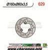 DISQUE DE FREIN FIXE AVANT GAUCHE DAELIM MESSAGE 50 97