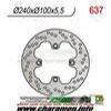 DISQUE DE FREIN FIXE ARRIERE DROIT ZZR 600TYPE E 93 03