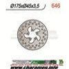 DISQUE DE FREIN FIXE AVANT GAUCHE BETA REV 80 02 03