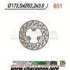 DISQUE DE FREIN FIXE AVANT DROIT ET GAUCHE TRX400EX 01 03