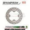 DISQUE DE FREIN FIXE ARRIERE CENTRAL SPORTMAN 700 01 02