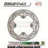 DISQUE DE FREIN FIXE AVANT 650 BURGMAN EX 260 IT 121 EP 4 5 4 TR