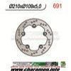 DISQUE DE FREIN FIXE ARRIERE CENTRAL BURGMAN 400 99 03