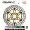 DISQUE DE FREIN FLOTTANT AVANT GAUCHE DROIT CB600F HORNET 00 03