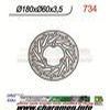 DISQUE FREIN ARR DERBI GP1 diamètre 180MM