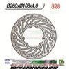 DISQUE DE FREIN FIXE AVANT RIEJU SMX50 04 EX 260 IT 108 EP 4