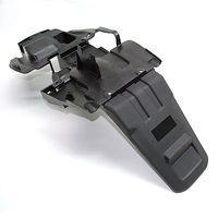 GARDE BOUE ARRIERE SCOOT FACO POUR BOOSTER SPIRIT < 2003 NOIR MAT