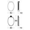 plaquettes frein ma11 AVANT gs400 425 750 850 1977 80 ma11