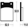 plaquettes frein ma26 AVANT cb250 400 650 77 81 ma26