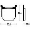 plaquettes frein ma33 AVANT gsx400 450 750 80 85 AVANT gs850 1000 1100 80