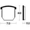 plaquettes frein ma34 AVANT gs650 750 1000 82 84 AVANT gsx1000 1100 81 82