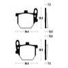 plaquettes frein ma45 AVANT xs400 650 750 850 1100 1980 82 ma45