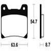 plaquettes frein ma55 AVANT fj1100 83 ma55