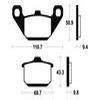 plaquettes frein ma57 AVANT gpz500 85 87 AVANT ARRIERE kz1000 1100 83 86 ma57