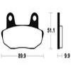 plaquettes frein ma61 AVANT cb450 650 82 85 AVANT vt750c 83 ma61