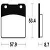 plaquettes frein ma77 AVANT rg500 gamma 85 AVANT gsxr750 1100 85 88 ma77