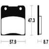 plaquettes frein ma78 AVANT harley 86 99 ma78
