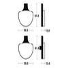plaquettes frein ma79 AVANT harley 84 99 ma79