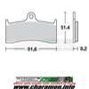plaquette braking 801cm66 etrier braking,mv,zx9r usage piste uniquemen
