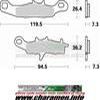plaquette braking 812cm44 kx80 97 99 85 00 08 rm85 05 07 812cm44