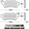 plaquette braking 813cm66 vfr800 98 05 cbr xx usage piste uniquement 8