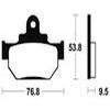 plaquettes frein ma82 AVANT rm250 86 AVANT dr500 600 85 89 ma82