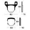 plaquettes frein ma85 AVANT gn125 82 90 ma85