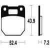 plaquettes frein ma87 AVANT rg80 125 85 90 ma87