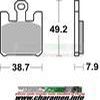 plaquette braking 893cm66 zx6rr03 06 zx10r 04 07 usage piste uniquemen