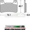 plaquette braking 899cm66 cbr600rr 05 08 1000 04 07 usage piste unique