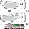 plaquette braking 929cm46 yzf 250 07 08 450 08 929cm46