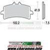 plaquette braking 930cm66 1098 s hypermotard s usage piste uniquemen