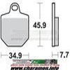 plaquette braking 932cm66 smr450 07 08 smr560 06 08 932cm66