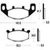 plaquettes frein ma97 AVANT rgv125 92 ma97