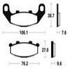 plaquettes frein ma115 ARRIERE rgv250 93 ma115