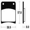 plaquettes frein ma120 AVANT gsxf1100 88 89 ma120