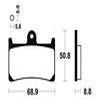 plaquettes frein ma139 AVANT fzr250 89 ma139