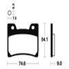 plaquettes frein ma165 AVANT fzr600 92 95 AVANT fzr1000 92 93 ma165