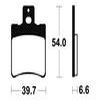 plaquettes frein ma167 AVANT scooter mbk yamaha 1990 2000 ma167